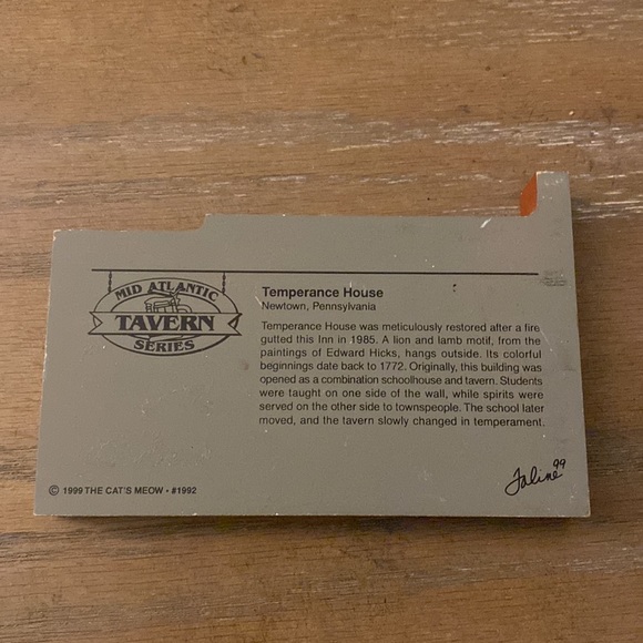 1999 "The Cats Meow" Village Decor - Picture 6 of 13